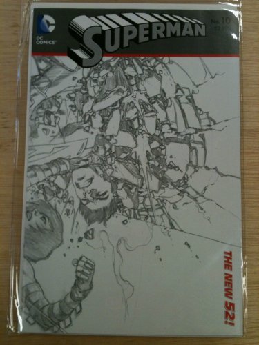 SUPERMAN VOL.3 #10 "IVAN REIS BLACK & WHITE SKETCH VARIANT " PEREZ NM 1ST PRINT
