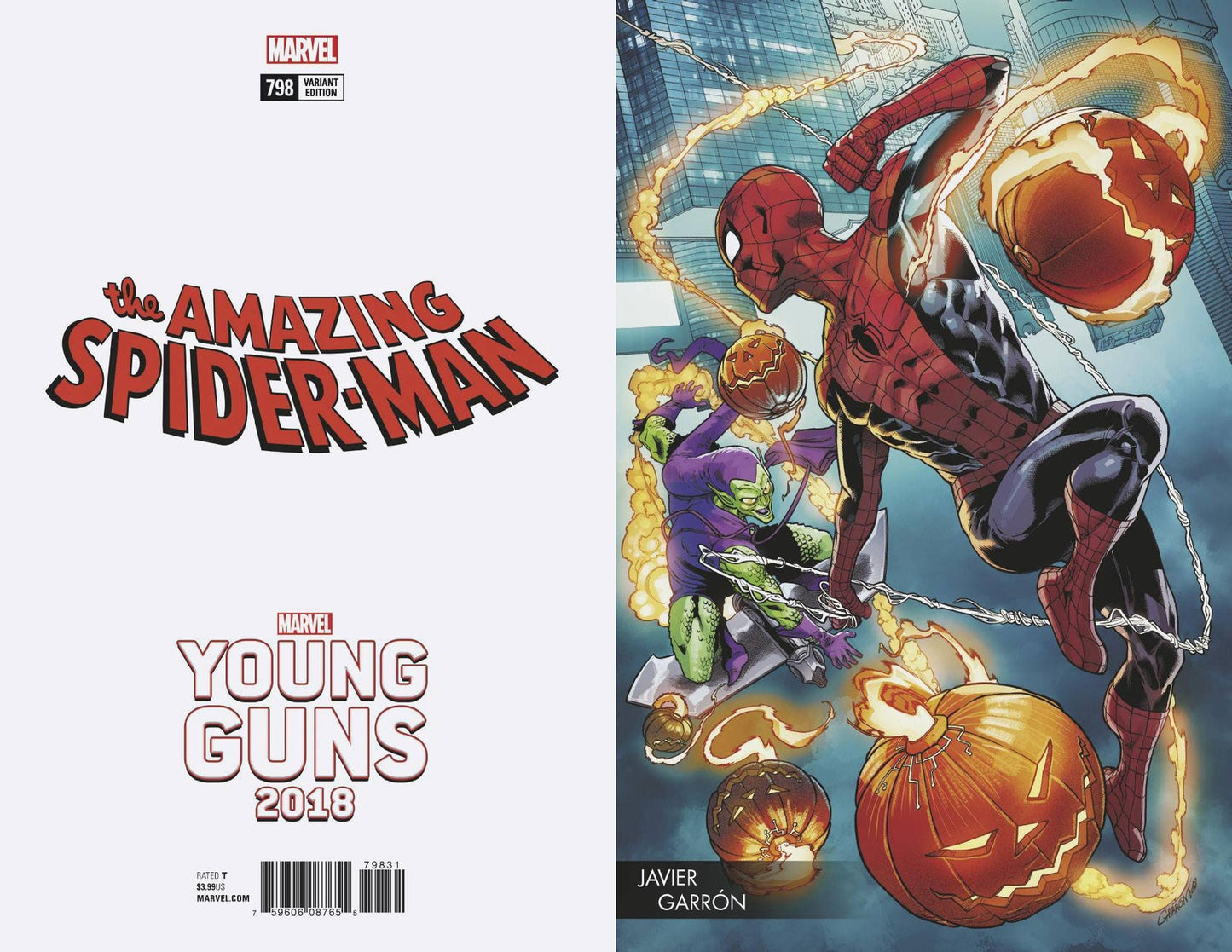 AMAZING SPIDER-MAN #798 GARRON YOUNG GUNS VARIANT LEGACY MARVEL NM