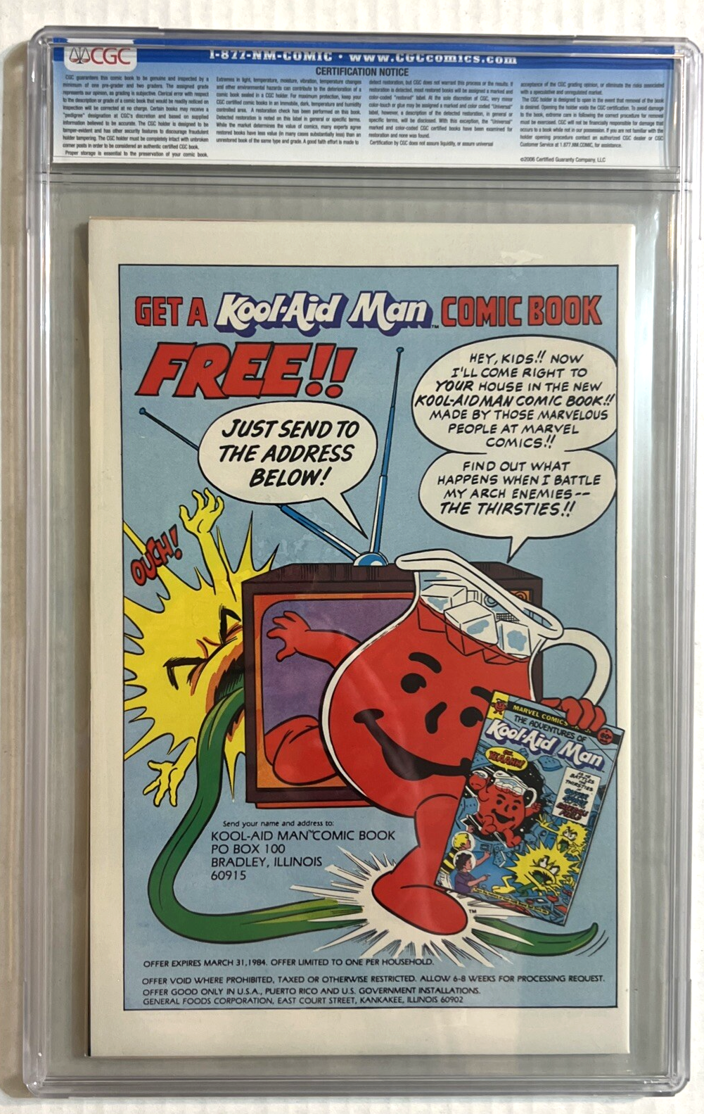 GI JOE A REAL AMERICAN HERO #13 CGC 9.8 MARVEL 1983 WHITE PGS