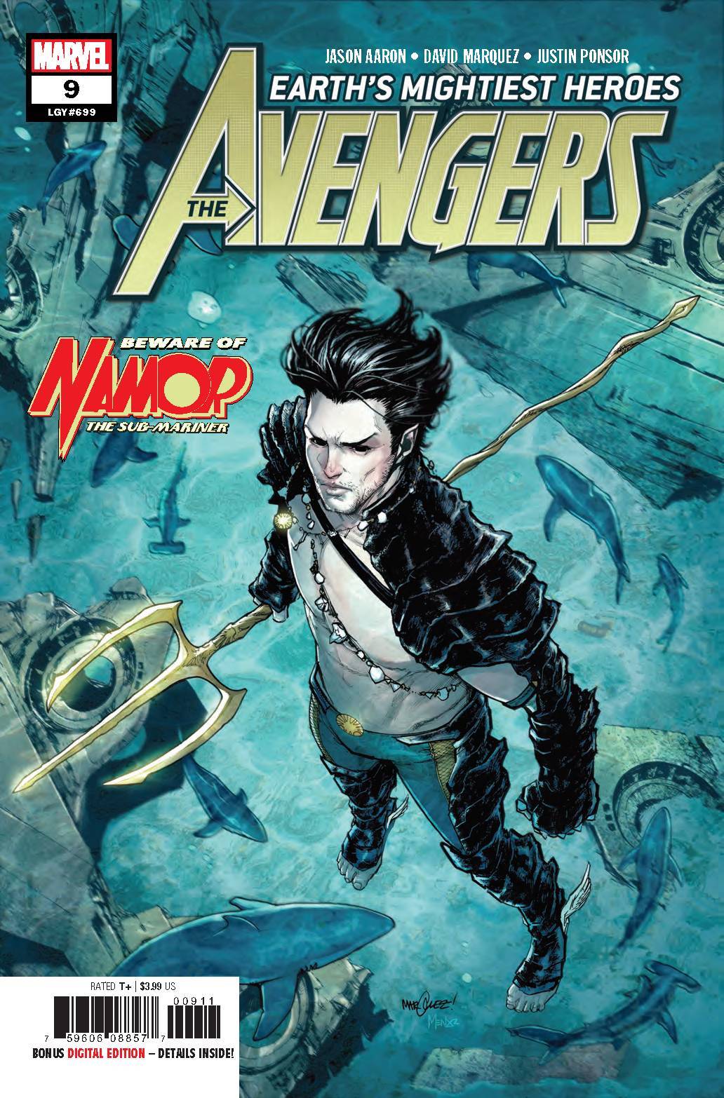 AVENGERS #9 MARVEL NM