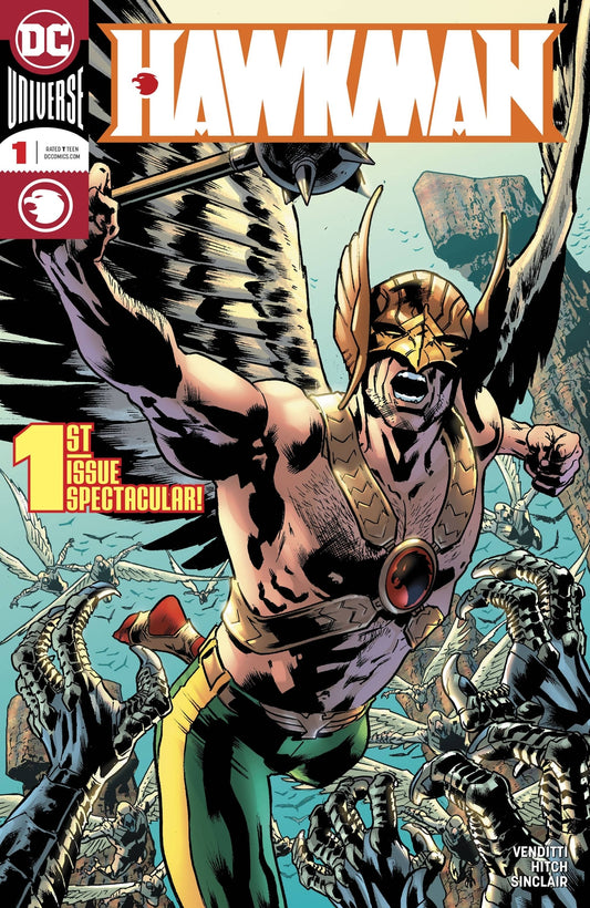 HAWKMAN #1 2018 DC COMICS NM