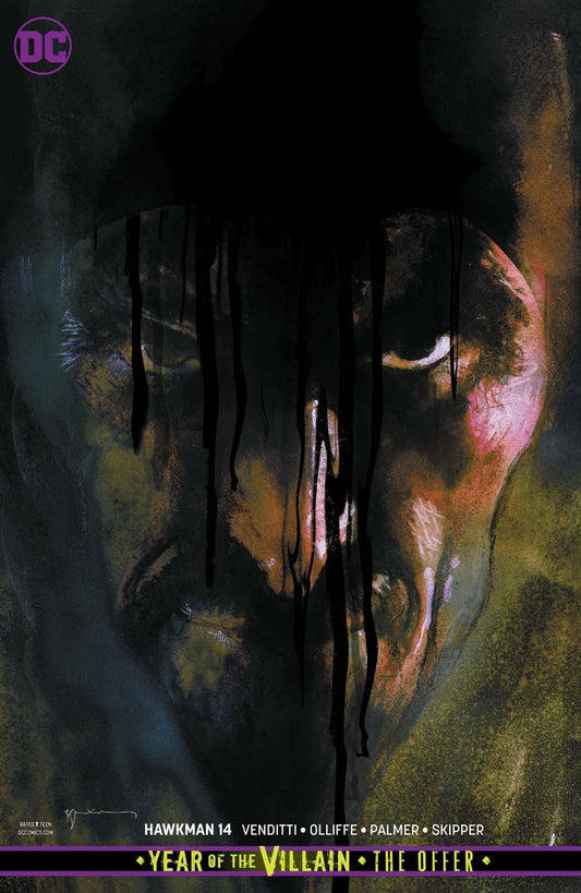 HAWKMAN #14 CARD STOCK VARIANT ED YOTV THE OFFER DC NM 1ST PRINT 2019