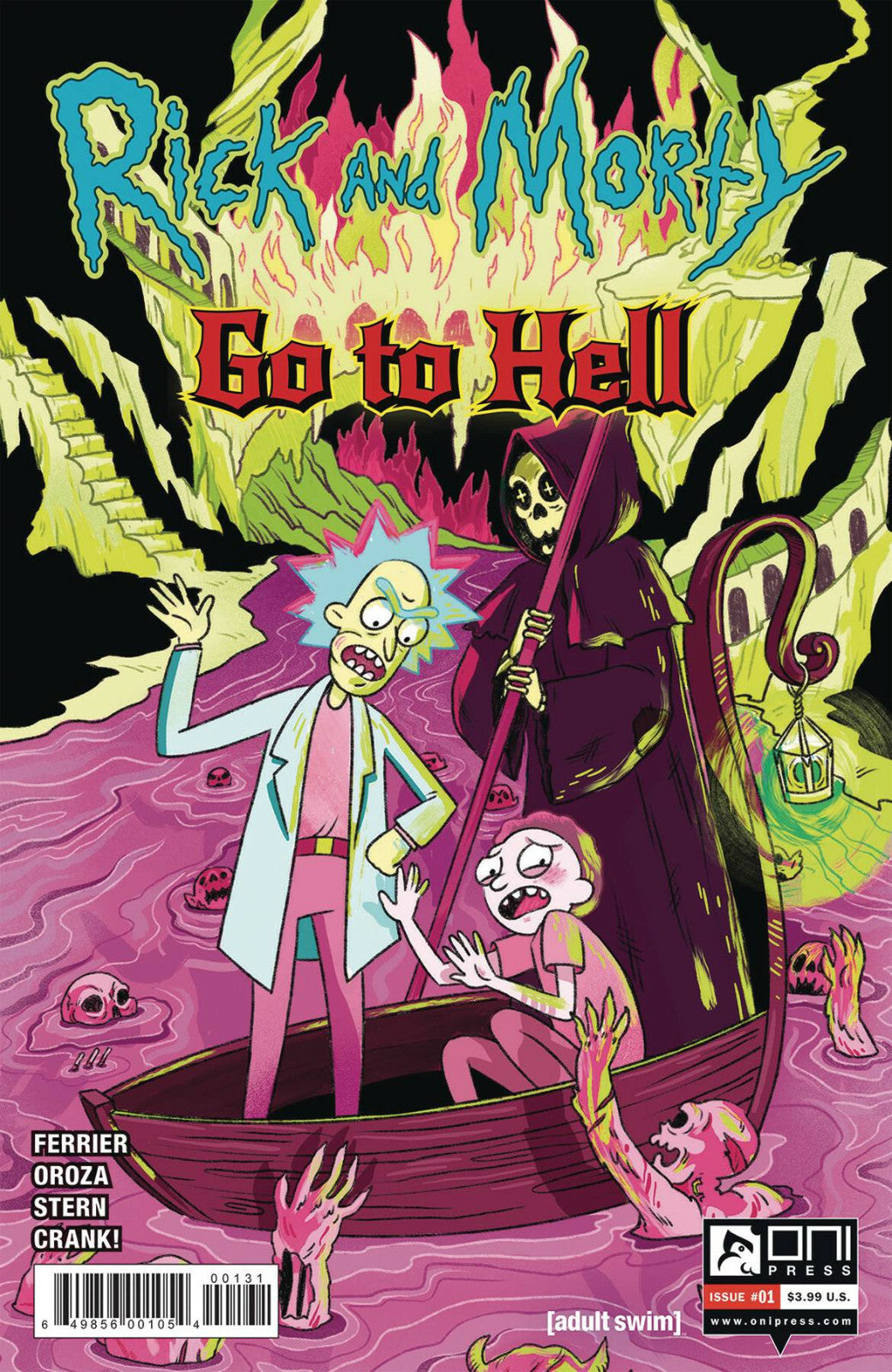 RICK AND MORTY GO TO HELL #1 #2 #3 COVER A B C ONI COMICS YOU PICK!