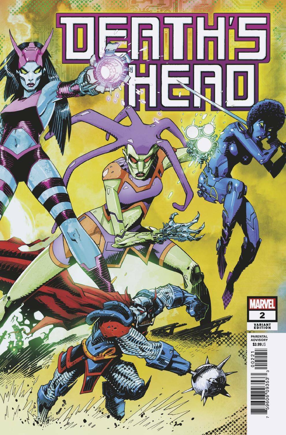 DEATHS HEAD #2 MCCREA CONNECTING VARIANT MARVEL NM 1ST PRINT 2019