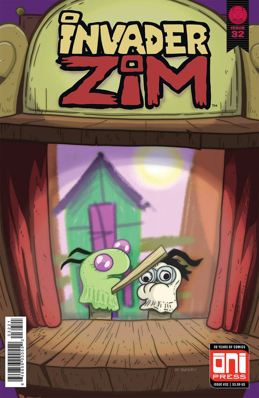 INVADER ZIM #32 COVER B GREEN VARIANT ONI NM
