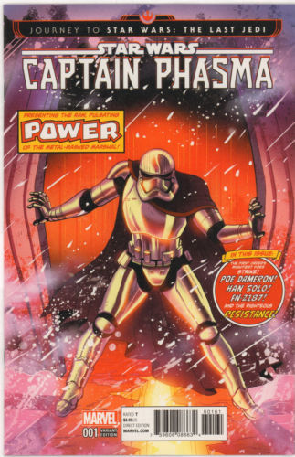 STAR WARS CAPTAIN PHASMA #1 Paulina Ganucheau HOMAGE VARIANT 1:50 MARVEL 2017 NM