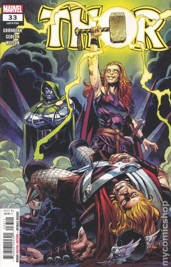 THOR #33 MAIN COVER FIRST PRINT NM