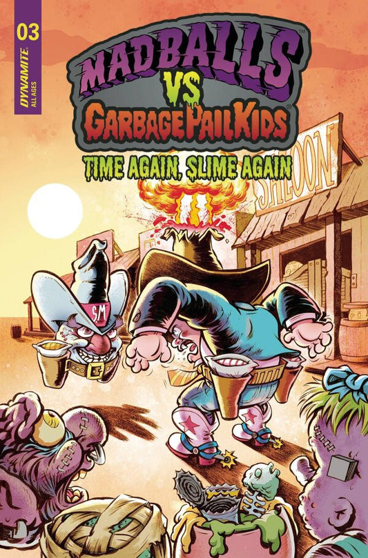 MADBALLS VS GPK TIME AGAIN SLIME AGAIN #3 NM 1ST PRINT CROSBY VAR DYNAMITE 2023