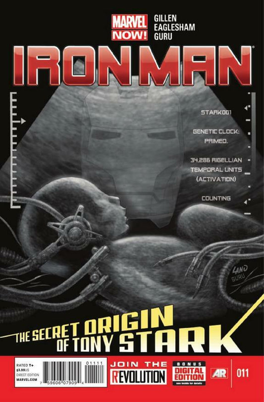 IRON MAN #11 MARVEL 1st PRINT NM 2013 KIERON GILLEN SECRET ORIGIN TONY STARK