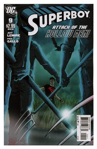 SUPERBOY DC COMIC # 9 9/11 ATTACK OF THE HOLLOW MEN! JEFF LEMIRE A NM 1ST PRINT