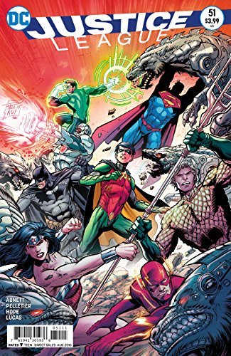 JUSTICE LEAGUE #51 DC COMICS (W) DAN JURGENS (A) PAUL PELLETIER SA NM 1ST PRINT
