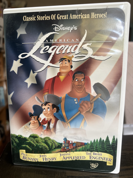 Disney's American Legends Paul Bunyan John Henry Johnny Appleseed Brave Engineer