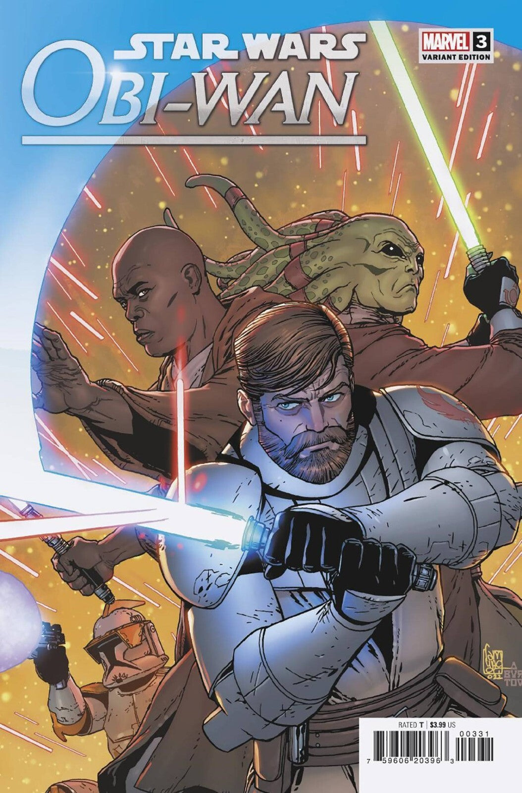 STAR WARS OBI-WAN KENOBI #3 NM 2022 VARIANT CAMUNCOLI