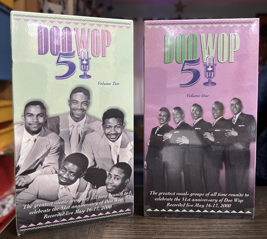 Doo Wop VHS Tapes Volumes 1 & 2 Rhino Home Video New Sealed 2000