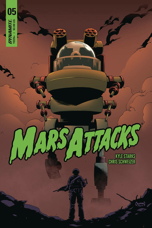 MARS ATTACKS #5 COVER B COLEMAN DYNAMITE NM 1ST PRINT 2019