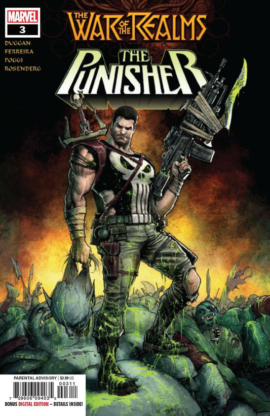 WAR OF REALMS PUNISHER #3 WR MARVEL NM 1ST PRINT 2019