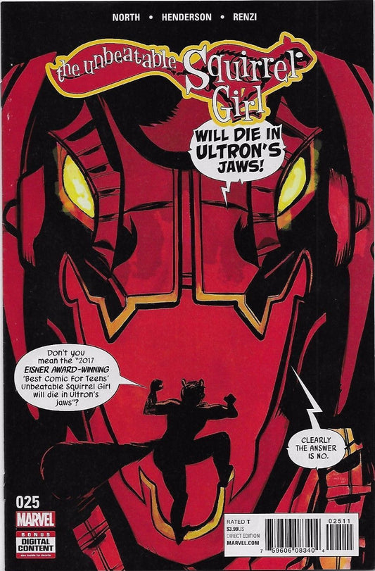 UNBEATABLE SQUIRREL GIRL #25 MARVEL NM