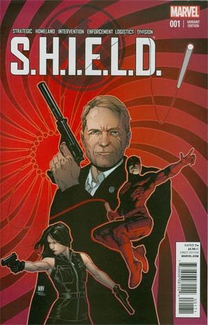 SHIELD #1 COVER F VARIANT STEVE MCNIVEN YOUNG GUNS COVER MARK WAID NM 1ST PRINT