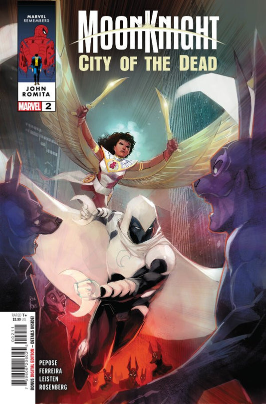 MOON KNIGHT CITY OF THE DEAD #2 NM 1ST PRINT MAIN COVER MARVEL COMICS 2023
