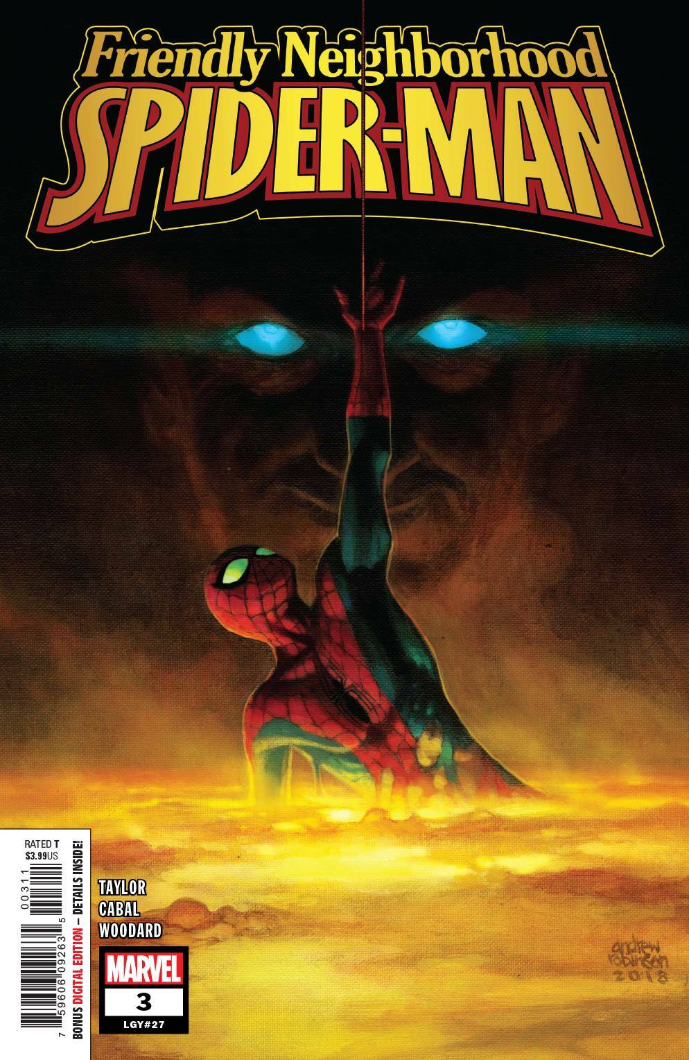 FRIENDLY NEIGHBORHOOD SPIDER-MAN #3 MAIN COVER MARVEL NM 1ST PRINT 2019