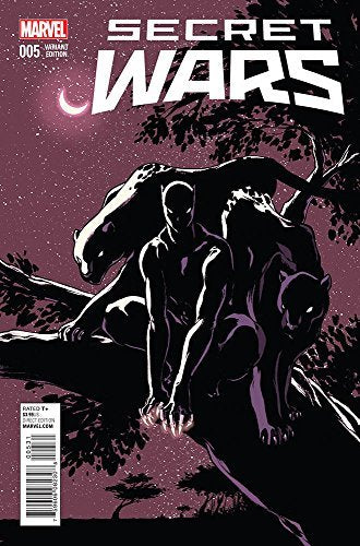 SECRET WARS #5 CAMPBELL VARIANT  NM 1ST PRINT