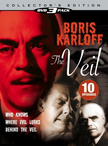 The Veil 10 Episodes 3-disc Set Boris Karloff DVD used in excellent condition