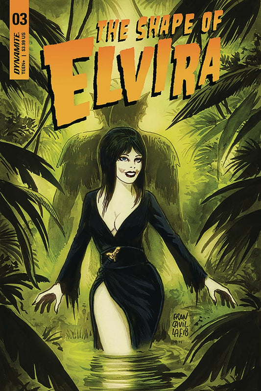 ELVIRA SHAPE OF ELVIRA #3 COVER A FRANCAVILLA DYNAMITE NM 1ST PRINT 2019