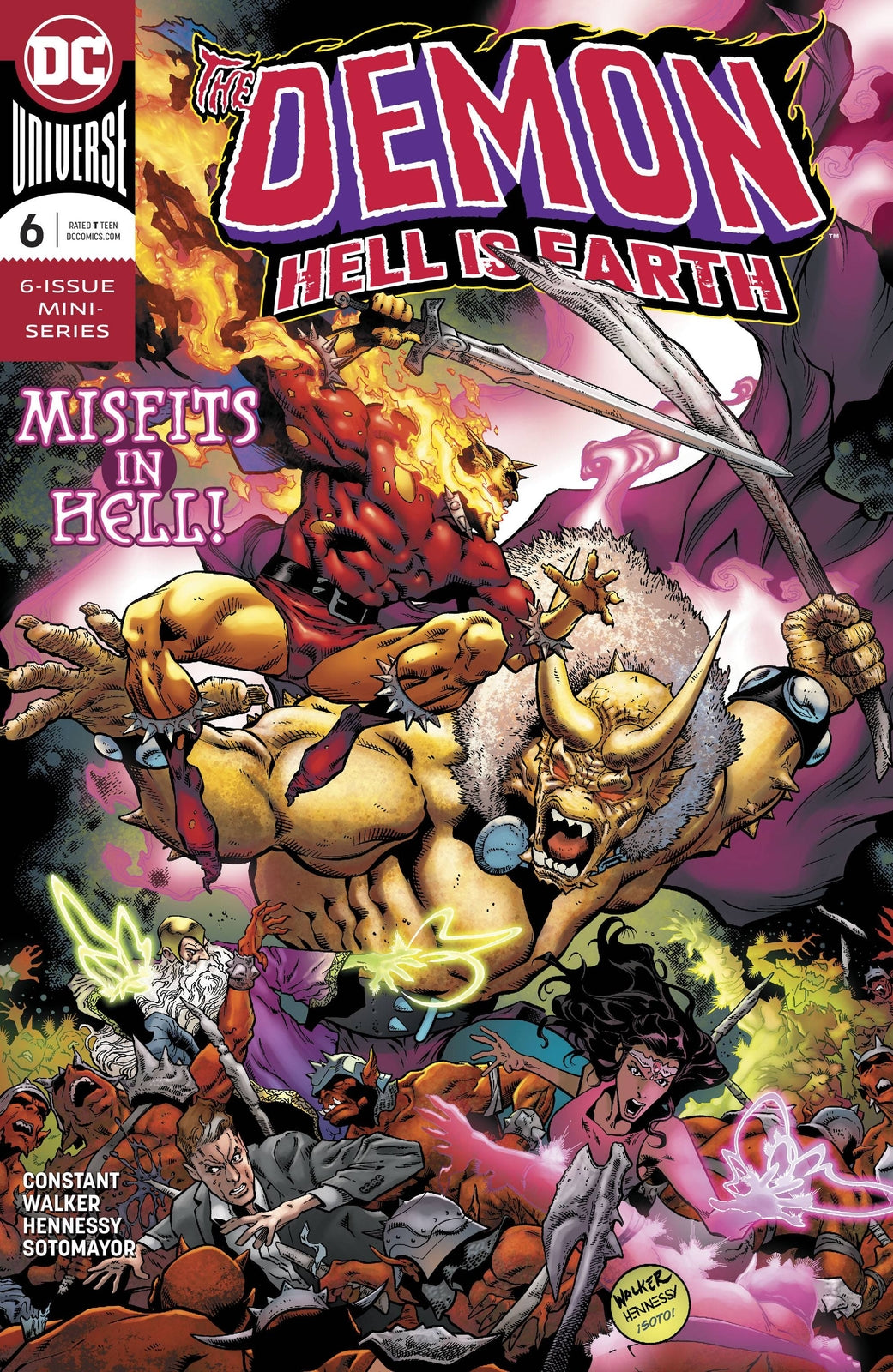 DEMON HELL IS EARTH #6 OF 6 DC NM