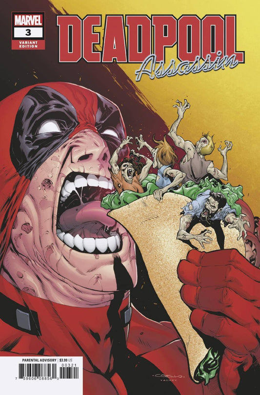DEADPOOL ASSASSIN #3 OF 6 MARVEL VFN/NM COELLO VARIANT COVER