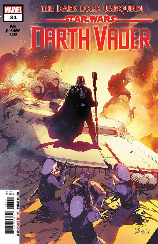 STAR WARS DARTH VADER #34 MAIN COVER NM  1ST PRINT MARVEL COMICS 2023