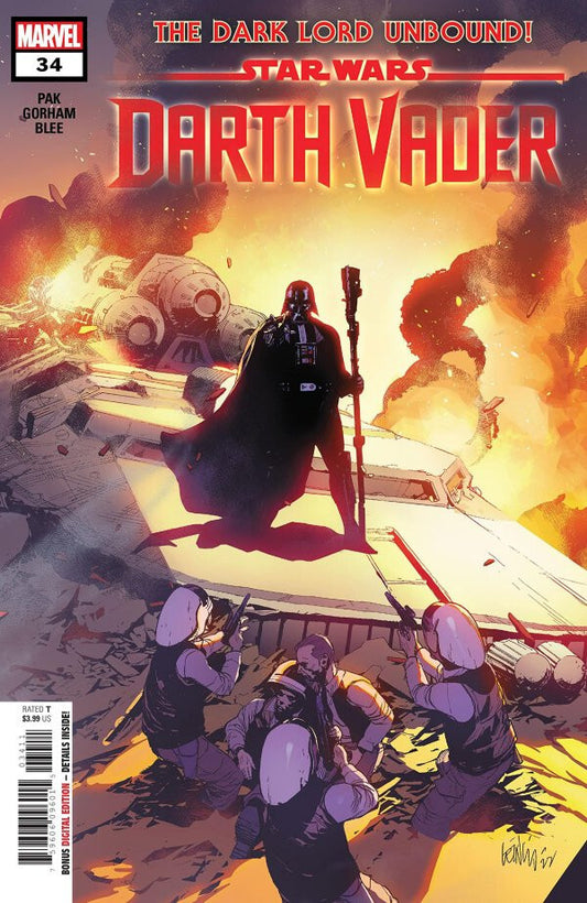 STAR WARS DARTH VADER #34 MAIN COVER NM  1ST PRINT MARVEL COMICS 2023