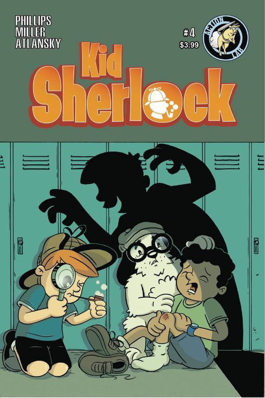 KID SHERLOCK #4 MAIN COVER NM 1ST PRINT ACTION LAB 2018