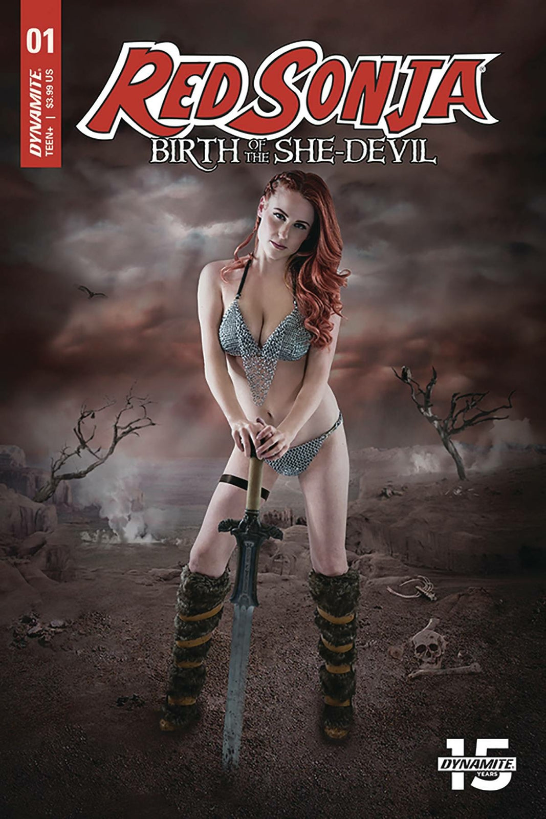RED SONJA BIRTH OF SHE DEVIL #1 COVER C COSPLAY DYNAMITE NM 1ST PRINT 2019