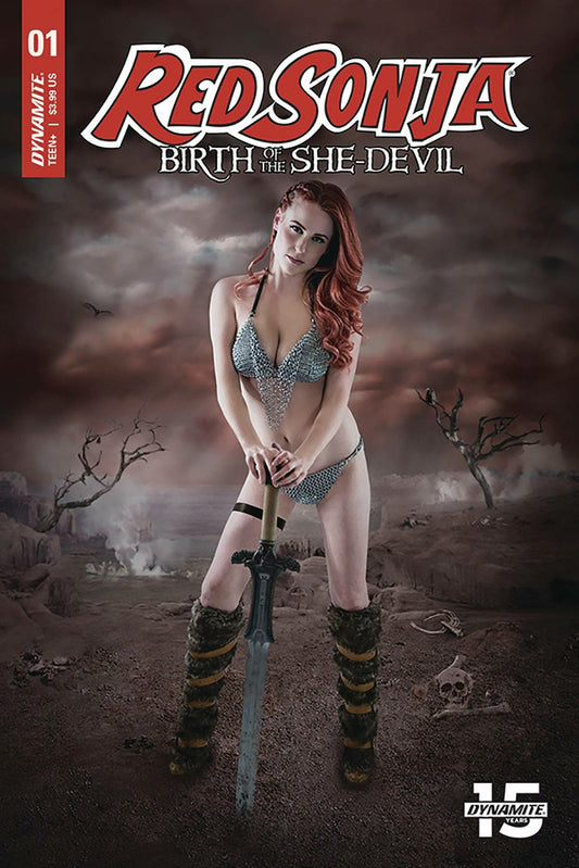 RED SONJA BIRTH OF SHE DEVIL #1 COVER C COSPLAY DYNAMITE NM 1ST PRINT 2019