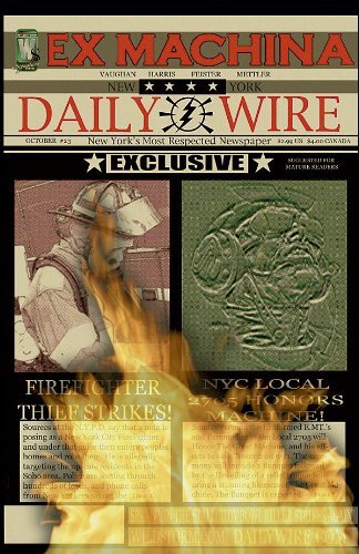 EX MACHINA #23 BRIAN K. VAUGHAN NM 1ST PRINT