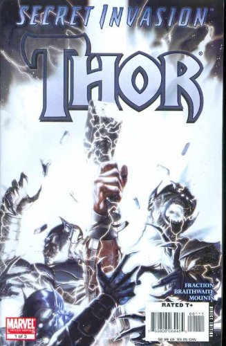 SECRET INVASION: THOR #1 OF 3 MATT FRACTION AND DOUG BRAITHWAITE NM 1ST PRINT