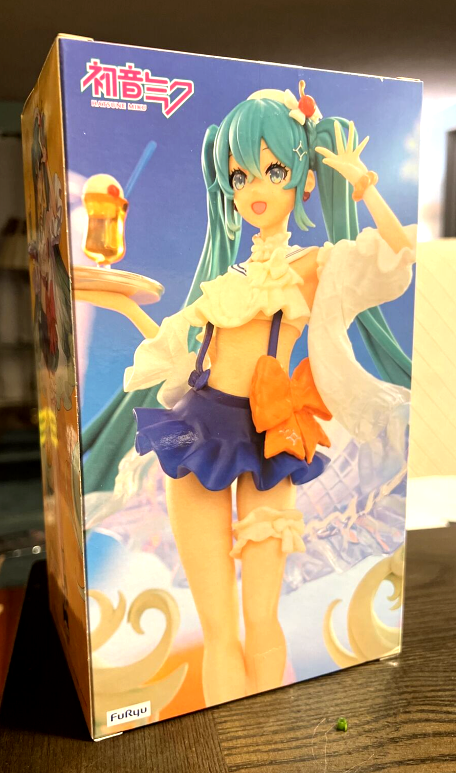 HATSUNE MIKU EXCEED CREATIVE SWEETSWEETS TROPICAL JUICE FIGURE NEW  JAPAN IMPORT
