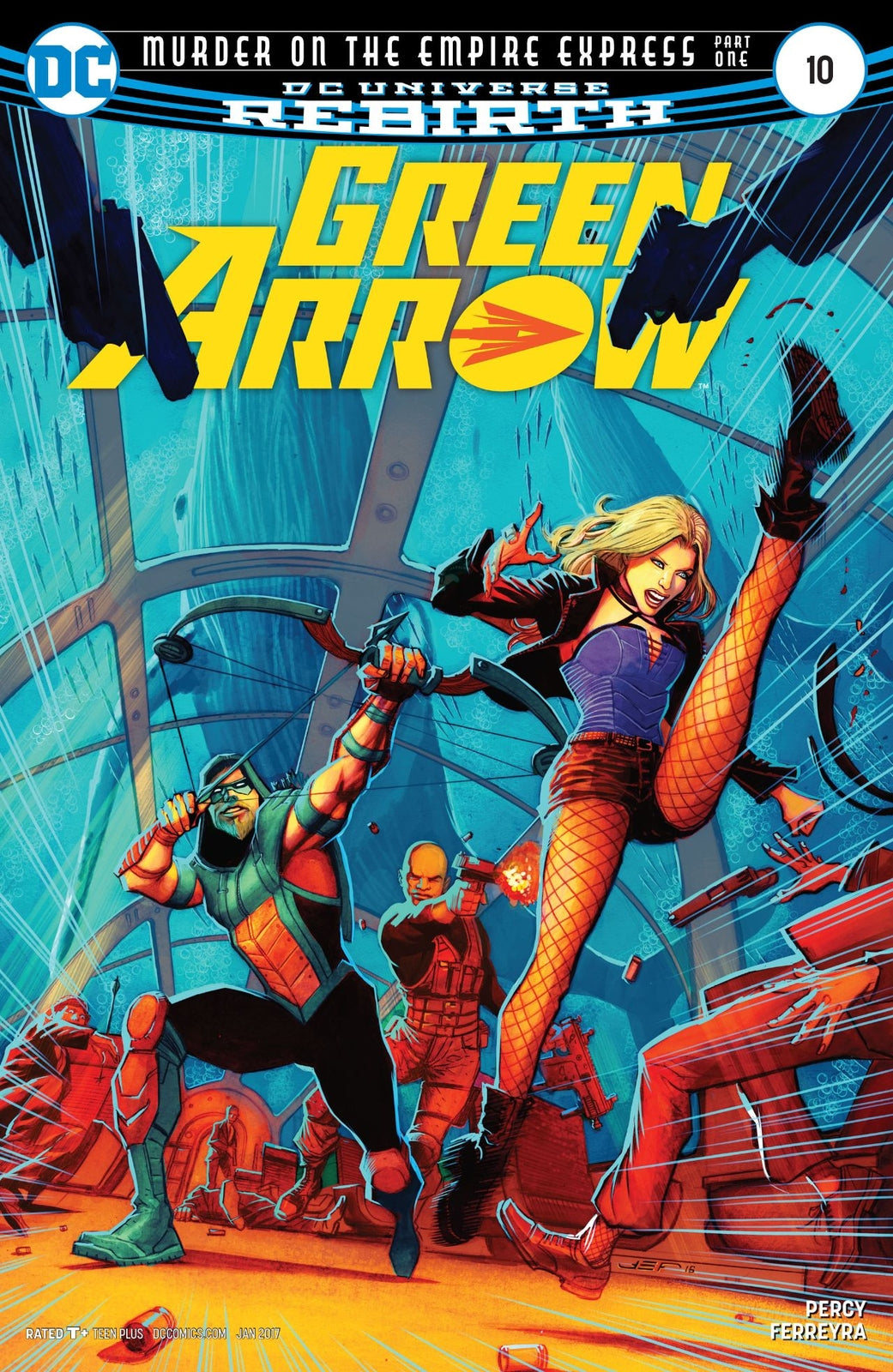 GREEN ARROW #11 MAIN COVER REBIRTH DC NM