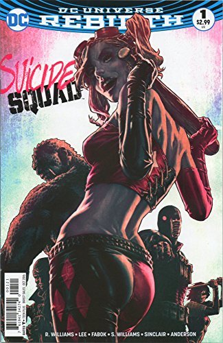 SUICIDE SQUAD #1 LEE BERMEJO HARLEY QUINN VARIANT COVER  NM 1ST PRINT