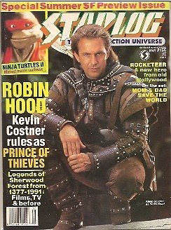 STARLOG #166 NM ROBIN HOOD KEVIN COSTNER ROCKETEER TEENAGE MUTANT  NM 1ST PRINT