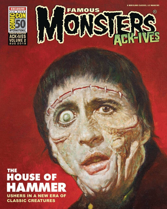 FAMOUS MONSTERS ACK-IVES #2 HOUSE OF HAMMER SDCC EXCLUSIVE 2019 VFN/NM