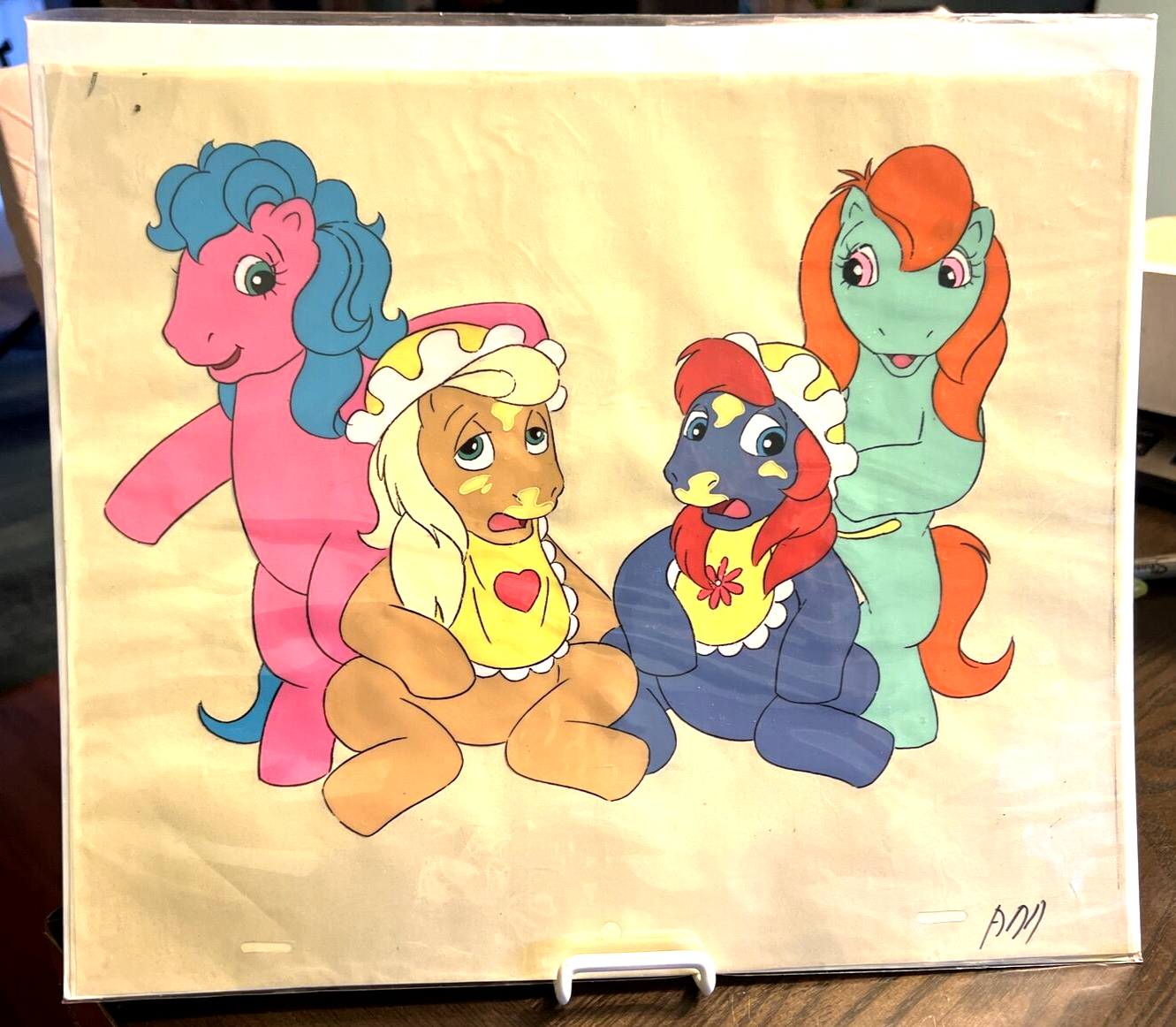 MY LITTLE PONY VINTAGE ANIMATION CEL PRODUCTION ART CARTOON 1986
