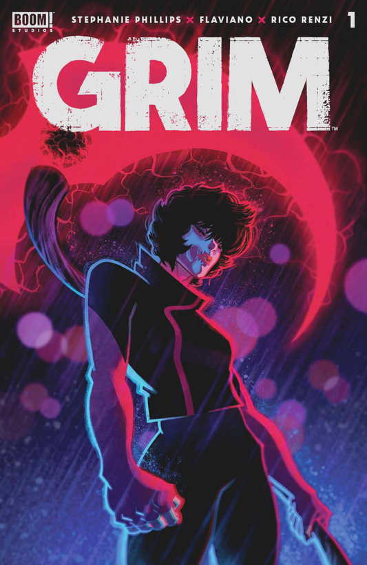 GRIM #1 LCSD FOIL VARIANT NM  BOOM STUDIOS STEPHANIE PHILLIPS FLAVIANO RICO RENZ