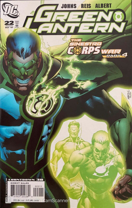 GREEN LANTERN #22 NM 1ST PRINT 2007 SINESTRO CORPS WAR PART 4