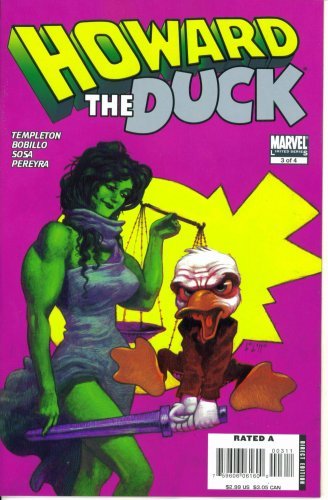 HOWARD THE DUCK #3 : MEDIA CULPA TY TEMPLETON JUAN BOBILLO NM 1ST PRINT