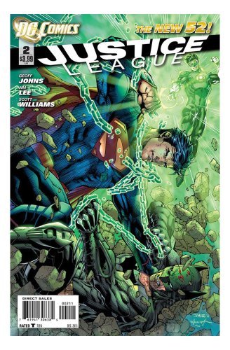 JUSTICE LEAGUE (2011) #2 THE NEW 52! GEOFF JOHNS JIM LEE NM 1ST PRINT