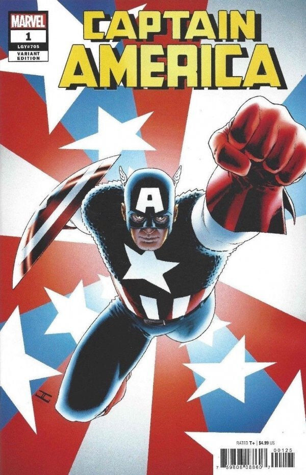 CAPTAIN AMERICA #1 NM 1ST PRINT CASSADAY VARIANT MARVEL COMICS 2018