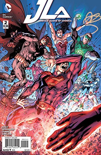 JUSTICE LEAGUE OF AMERICA #2 DANIEL HENRIQUES BRIAN HITCH NM 1ST PRINT