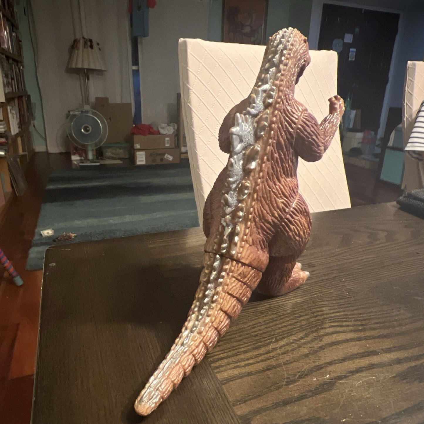 GODZILLA KAIJU MARMIT EARTHTONE BROWN VINYL 2004 USA SELLER 8.75" HIGH