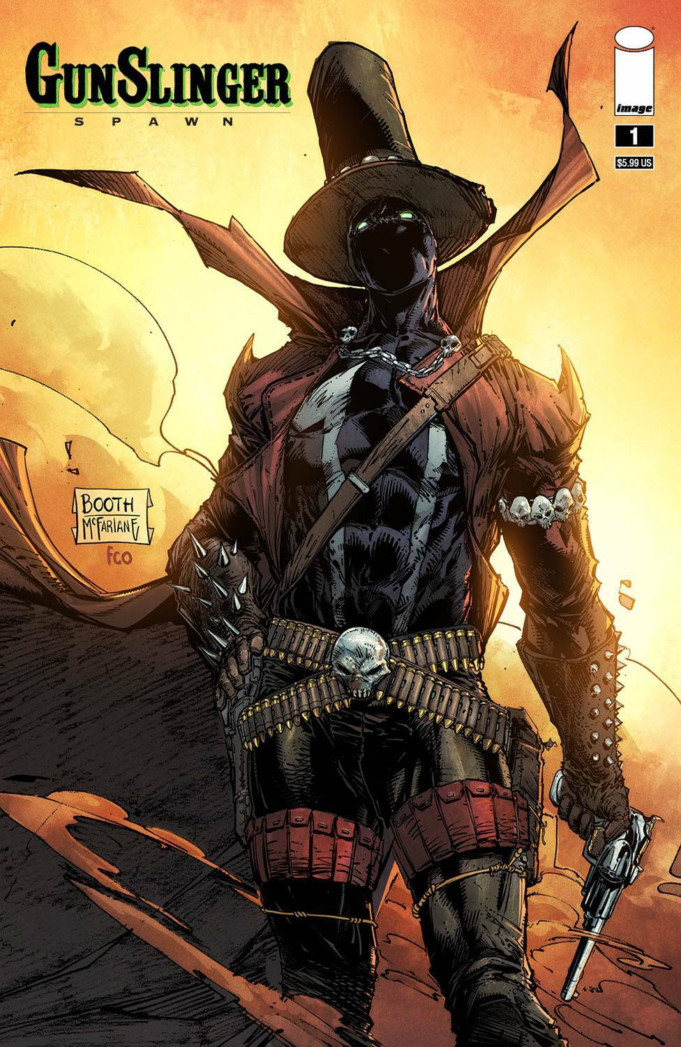 GUSLINGER SPAWN #1 MCFARLANE MAIN COVER 1st PRINT IMAGE 2021